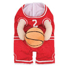basketball dog costume front view